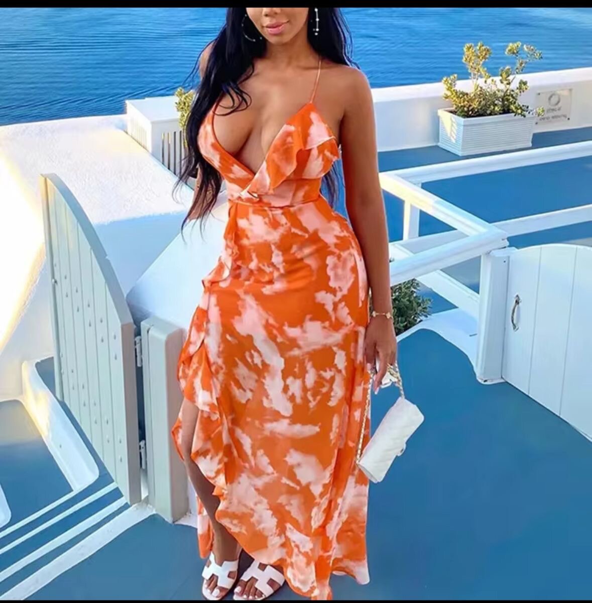 Robe longue sexy pour femmes