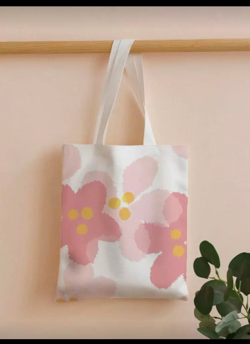 Sac cabas en toile floral