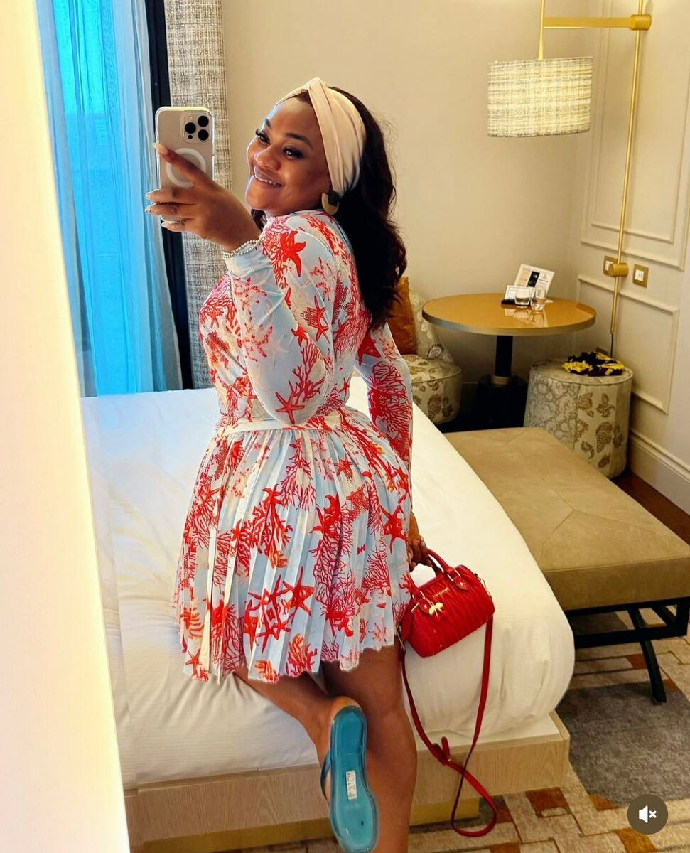 Robe Évasée Imprimée Star