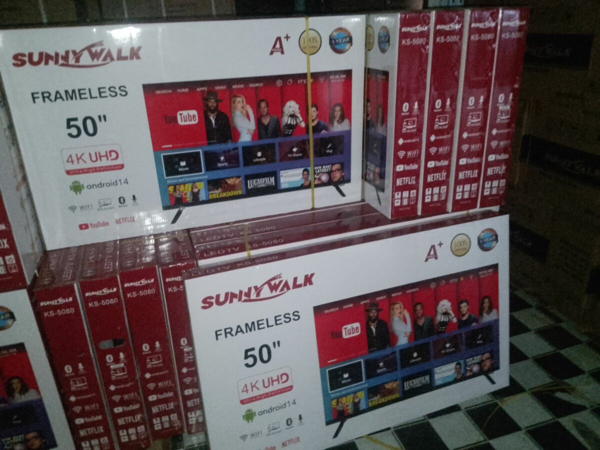 4KUHD TV SUNNY 50"INCHES ANDROID