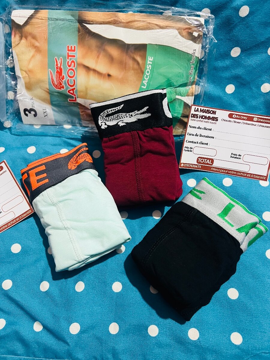 Boxers pour Hommes Confortables