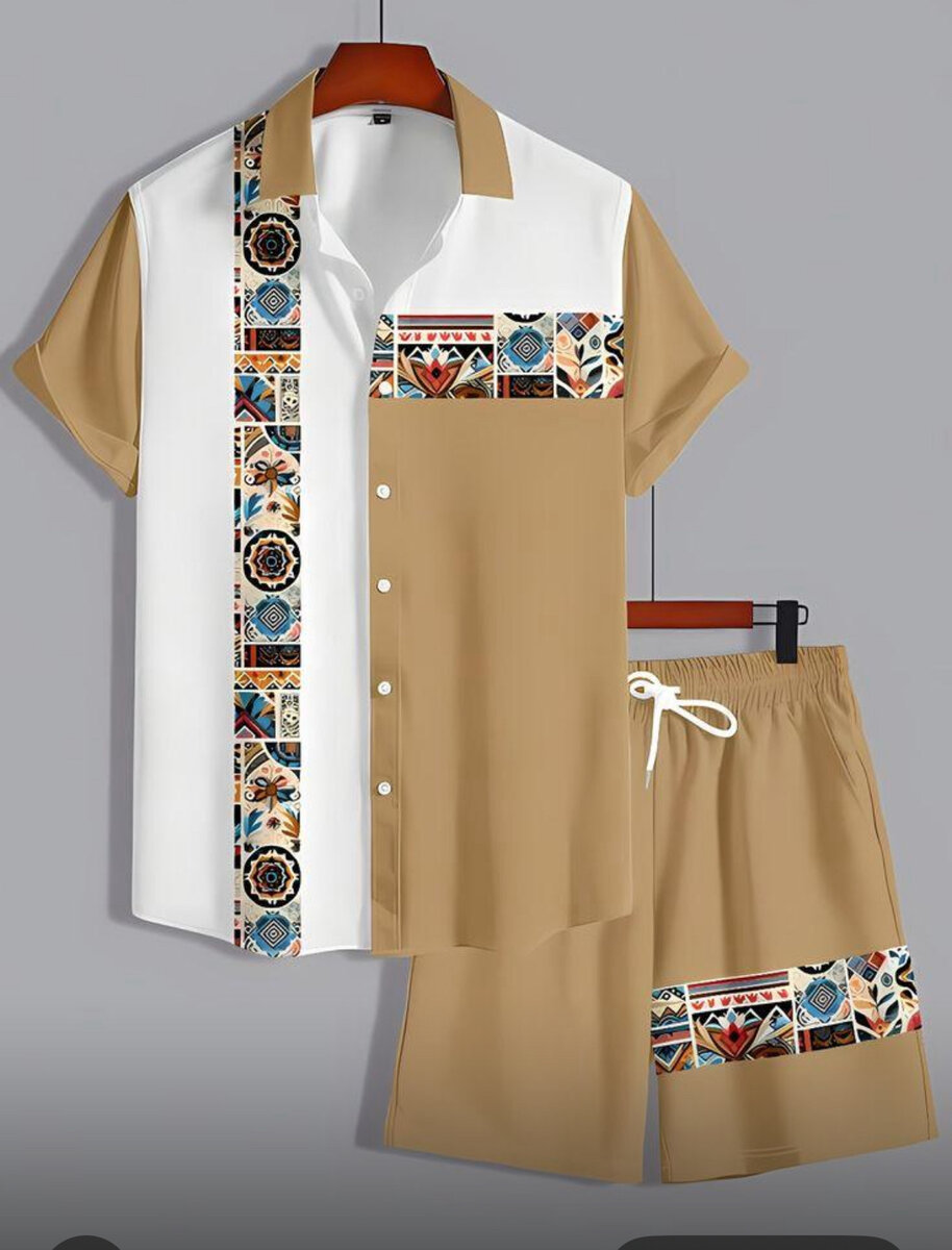 Set de chemise et short homme