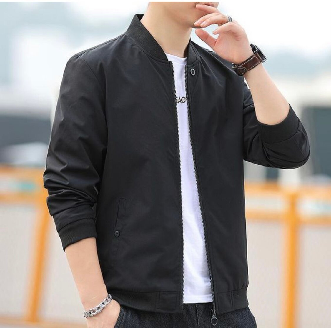 Blouson homme chic décontracté