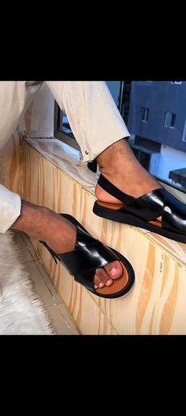 Sandales en cuir homme élégantes