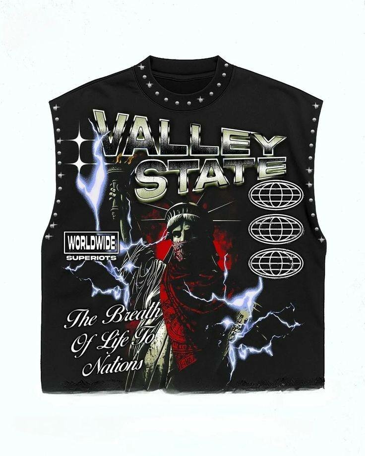 T-shirt sans manches "Valley State"