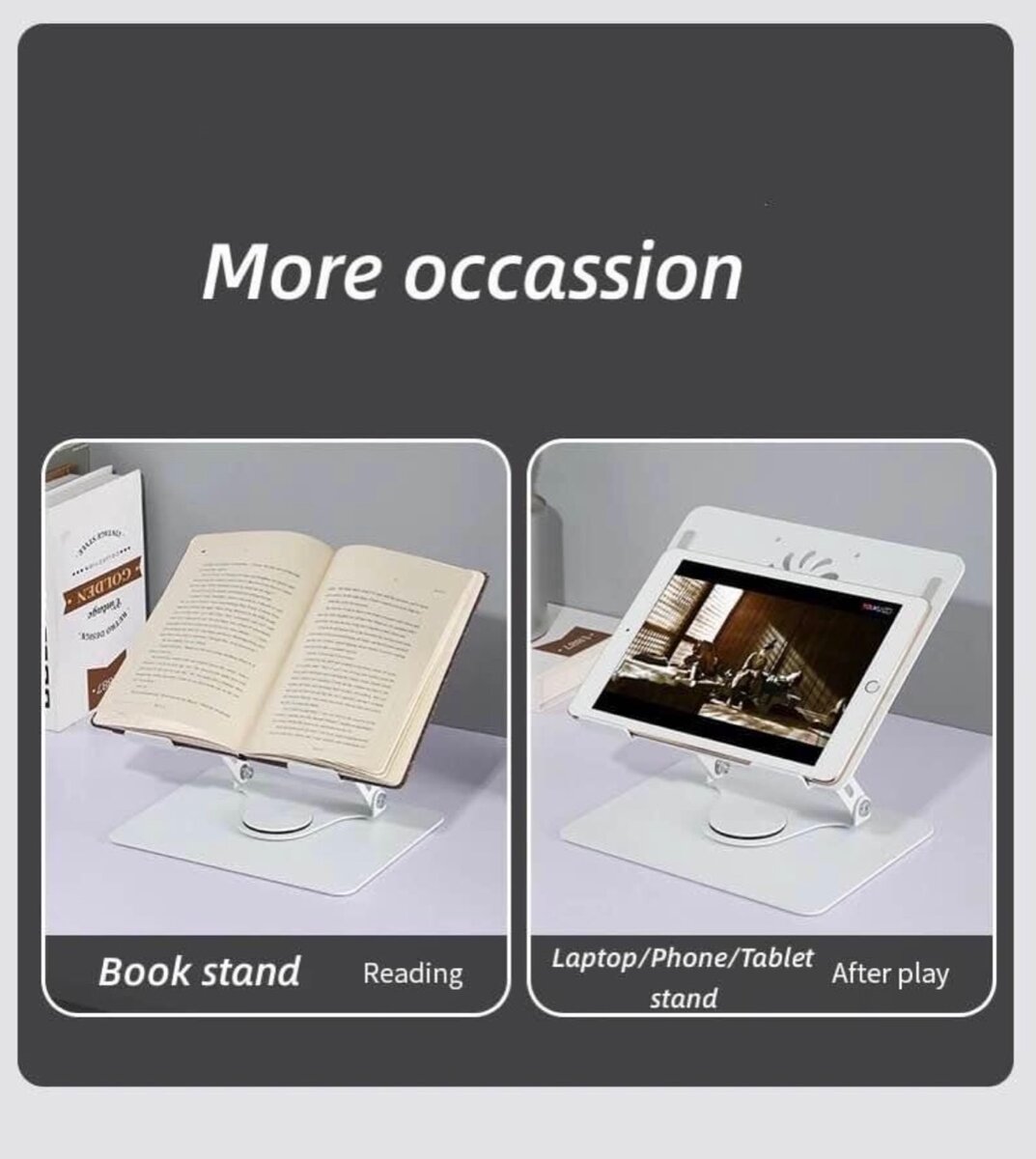 Support pour ordinateur 360 degré