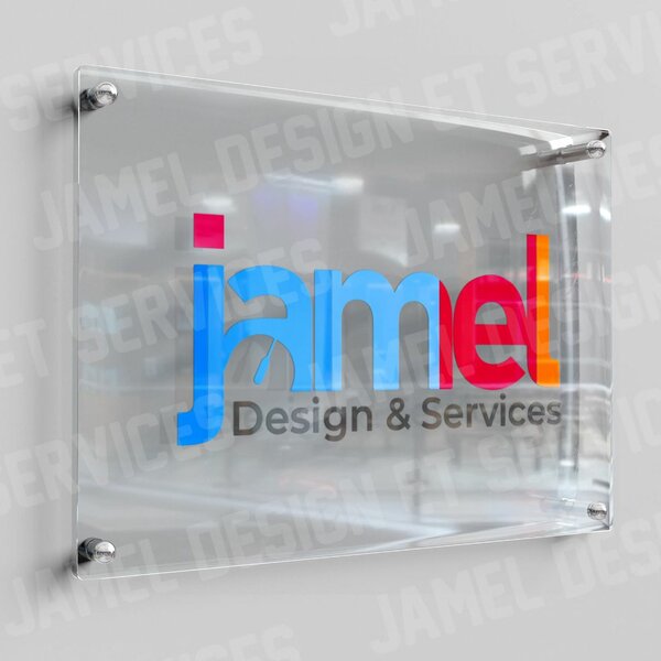 Élégante Plaque Murale Personnalisée