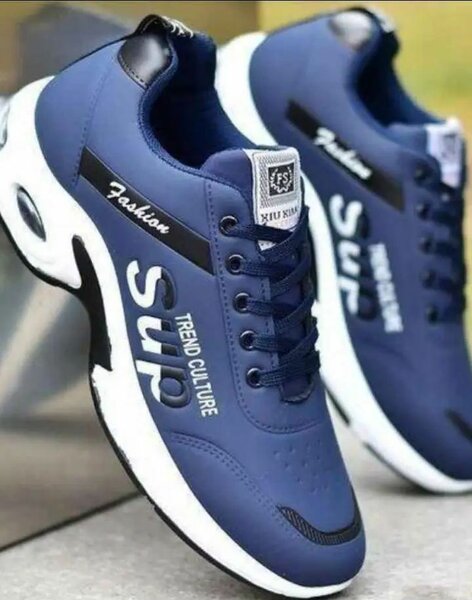 Chaussures de sport bleu marine pour hommes