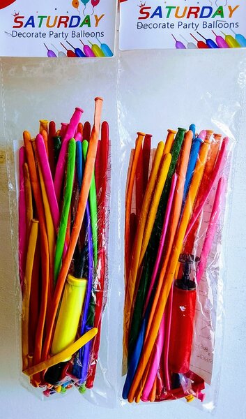 Ballons de fête multicolores
