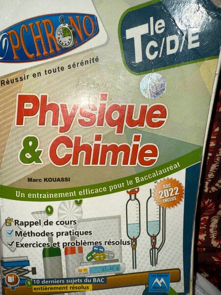 Manuel Physique & Chimie Bac