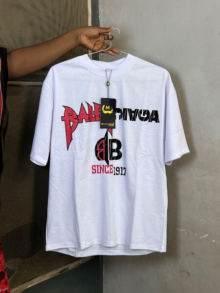 T-shirt blanc unisexe décontracté