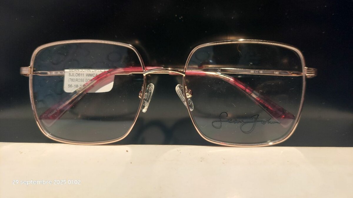 Lunettes carrées légères