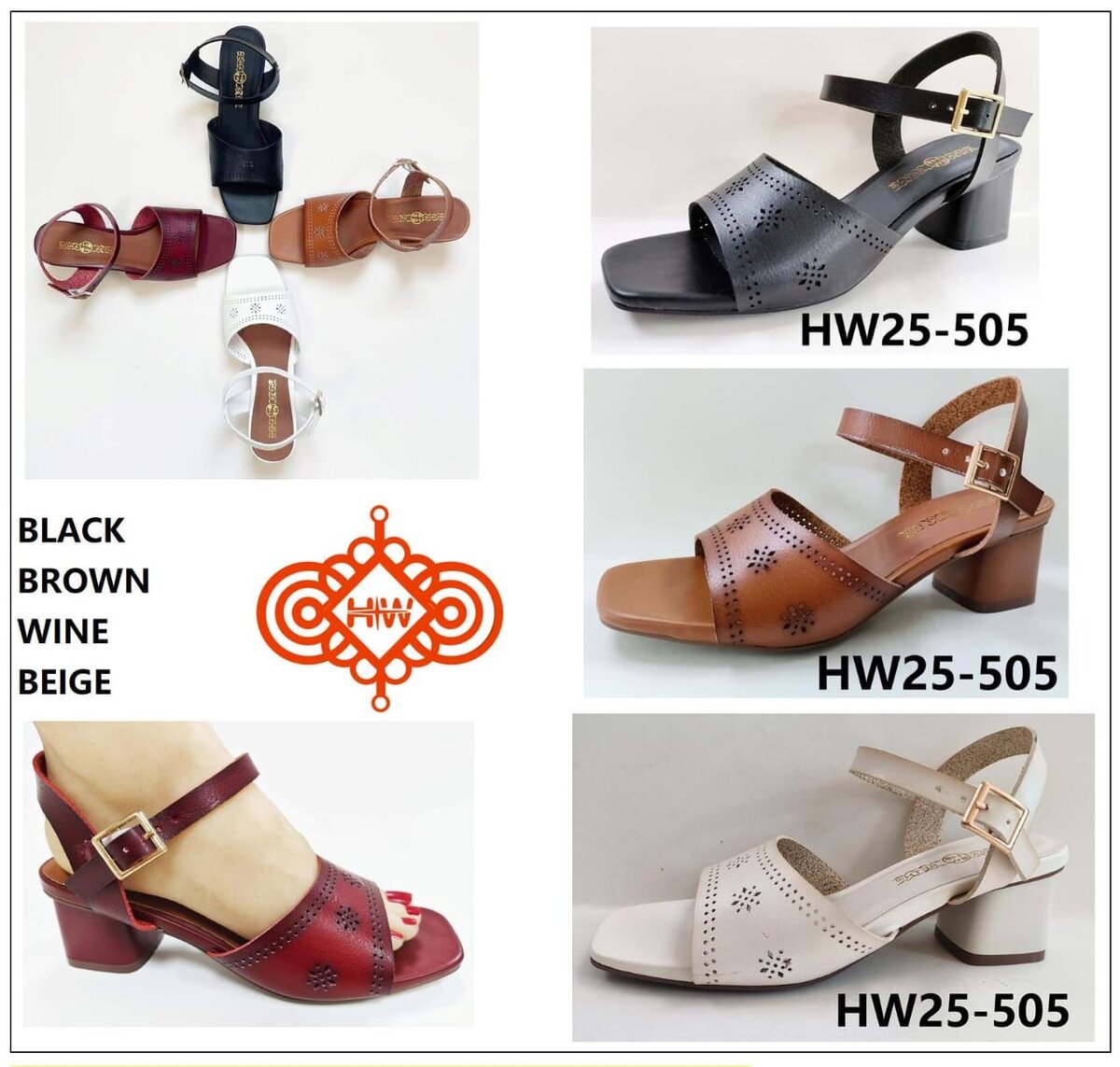 Sandales élégantes à talon