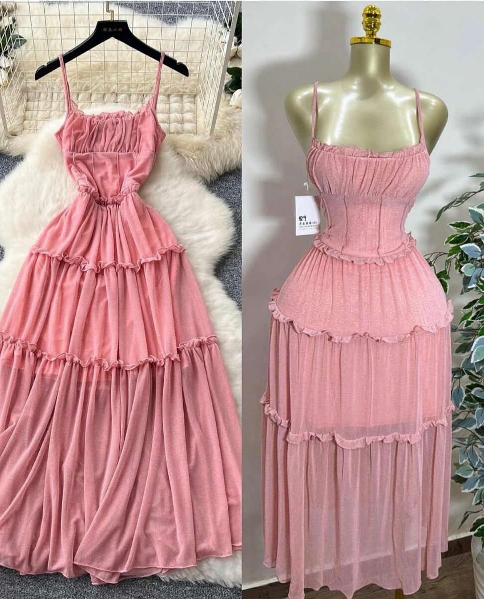 Robe longue jaune femme été