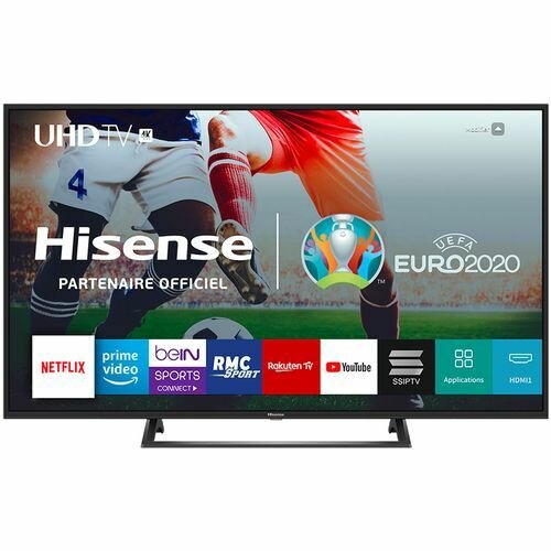 Hisense TV LED Hisense 43 Pouces SMART TV Ultra Slim -WIFI HD-USB-Décodeur Intégré-3 Mois Garantie + Support Mural Offert