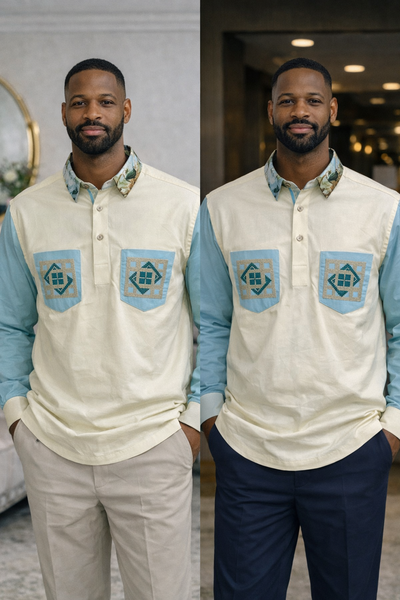 Chemise Homme Été Brodée