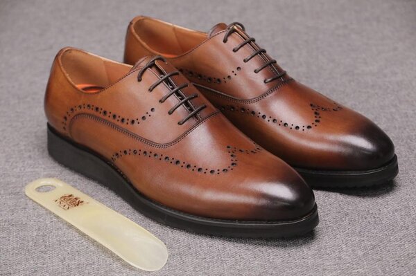 Chaussures Derby en cuir élégantes