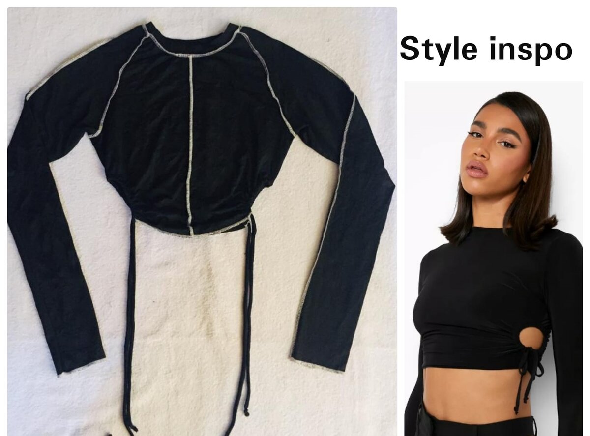 Salaula crop tops and tops