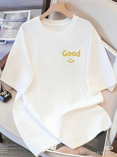 T-shirt unisexe imprimée "Good"