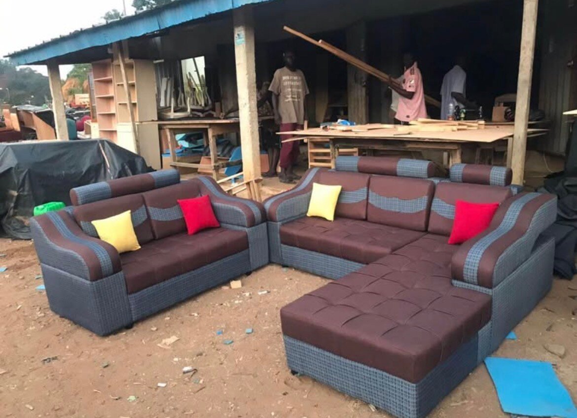 Canapé d'angle modulable moderne