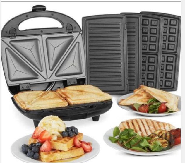 Sokany 6 In 1 Sandwich Toaster Waffle Maker Toast Grill