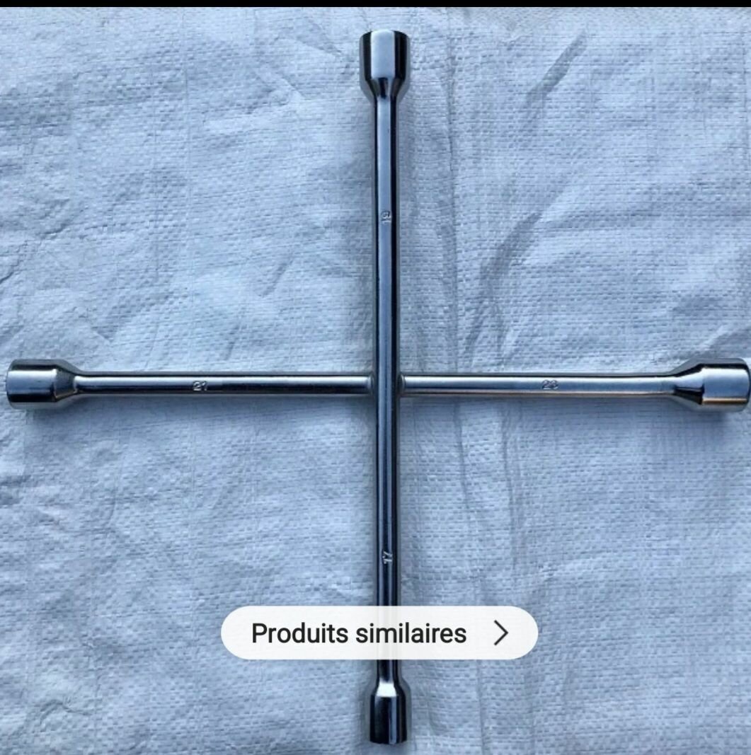 Clé en croix robuste 4 voies