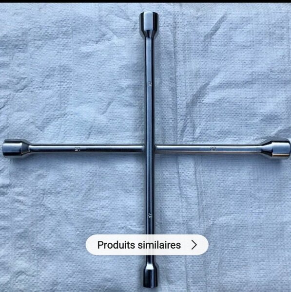 Clé en croix robuste 4 voies