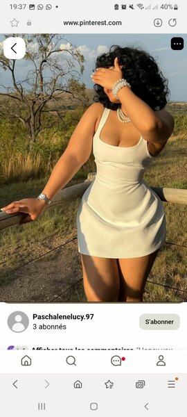 Robe élégante asymétrique