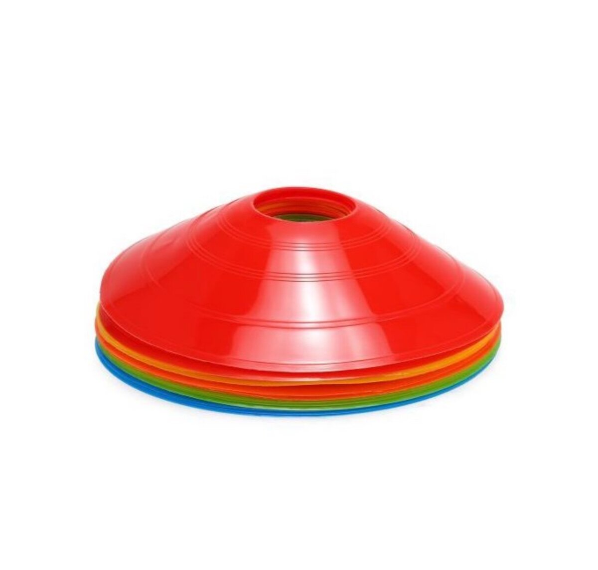 20pcs Agility Disc Cone Set Multi Sport Training Space Out