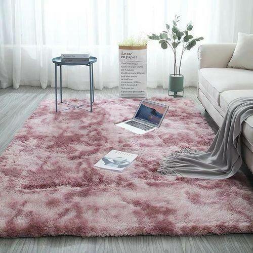 Tapis peluche doux moderne