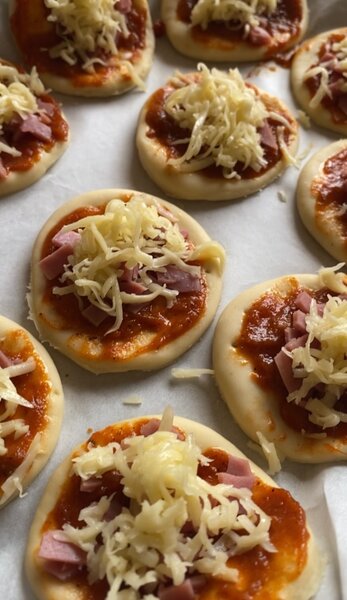 Mini-pizzas savoureuses