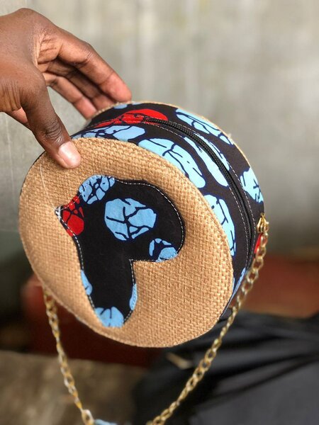 Sac à main cœur ethnique