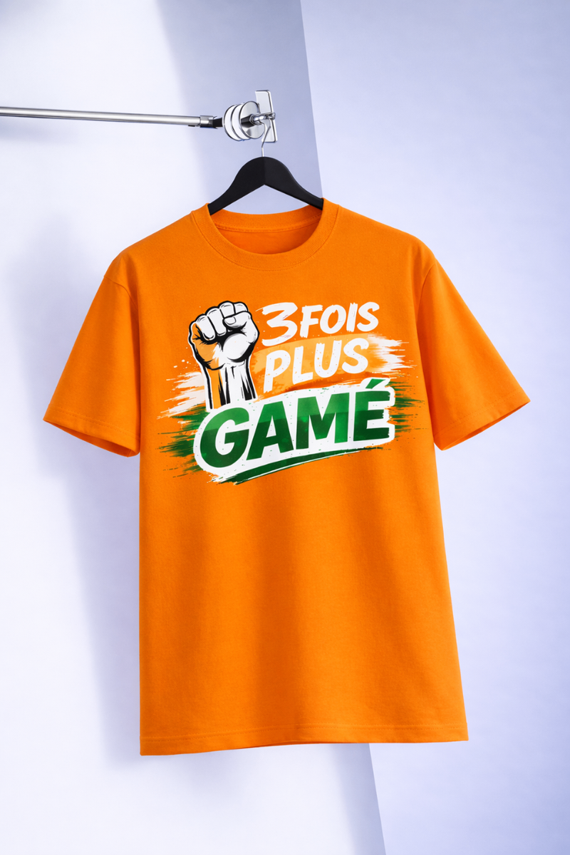 T-shirt "3 Fois Plus Game"