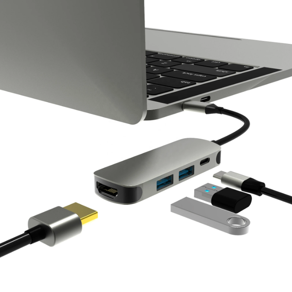 Hub USB C avec plusieurs ports
