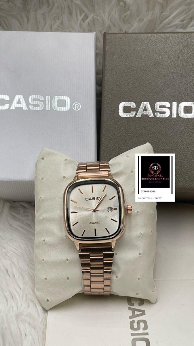 Montre Casio authentique avec sa boîte
