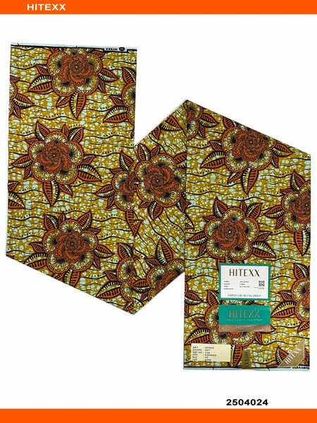 Tissu Coton Africain Floral