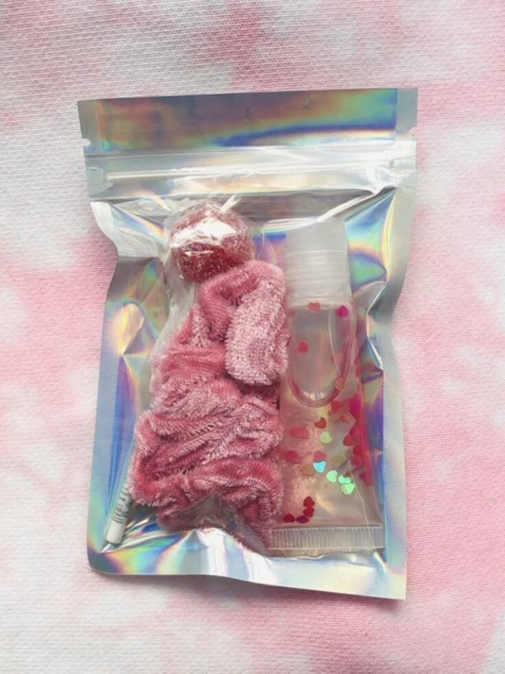 Set de beauté rose tendance