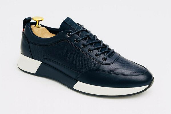 Baskets en cuir pour hommes