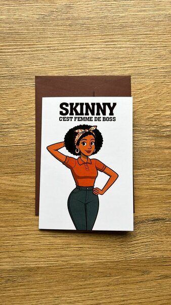 Carte "Skinny Femme de Boss"