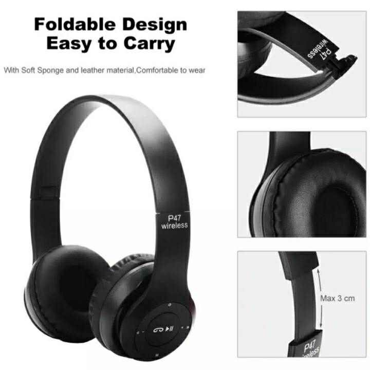 Casque Bluetooth P47 Pliable