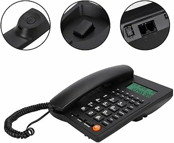 Téléphone fixe avec écran LCD