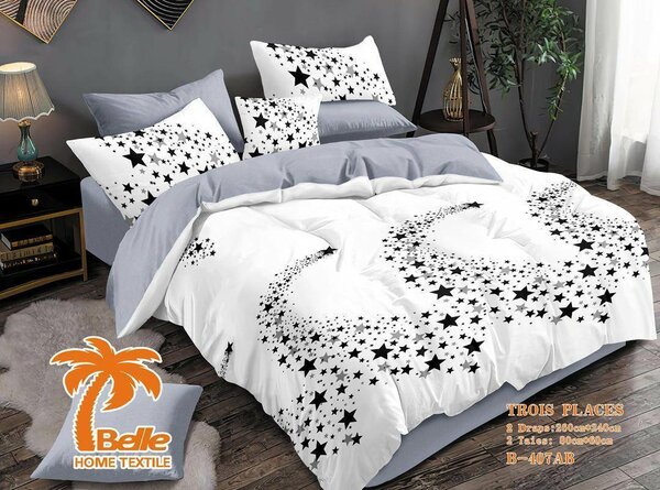 Parure de lit étoilée 3 pièces