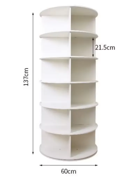 Étagère rotative moderne 137cm