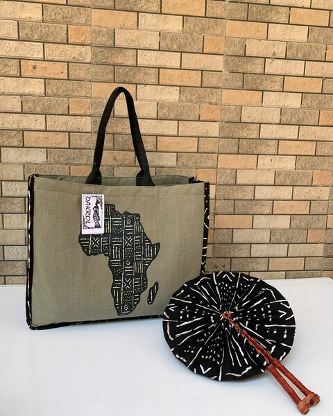 Sac à main en tissu africain
