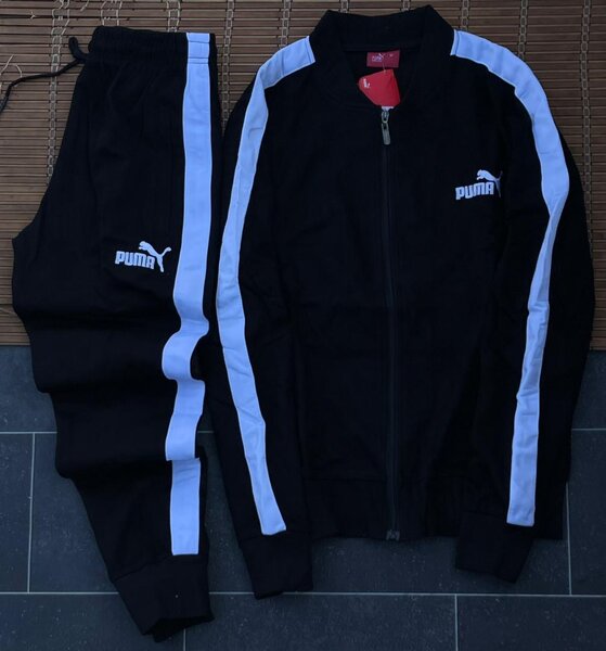 Survêtement Puma noir et blanc