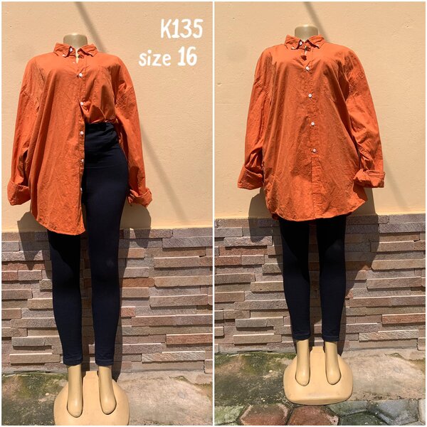 Orange shirt size 16
