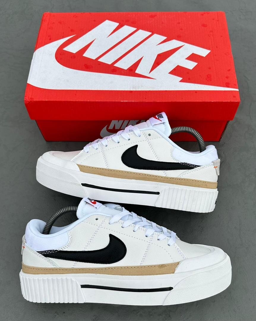 Nike Baskets Mode Homme Blanc