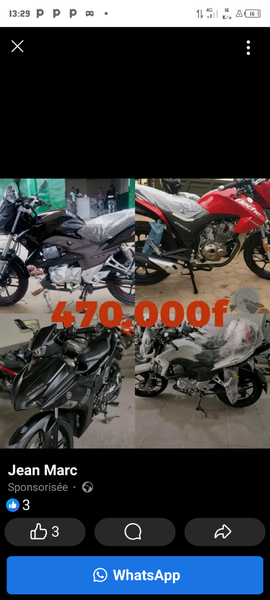 Motos modernes et élégantes