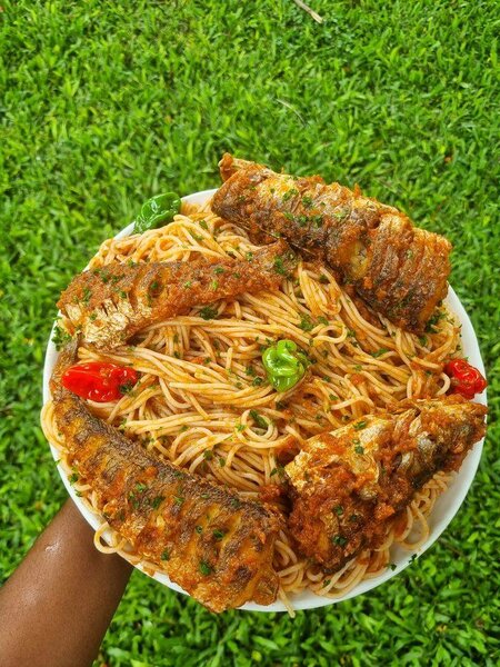 Plat de Spaghetti au Poisson