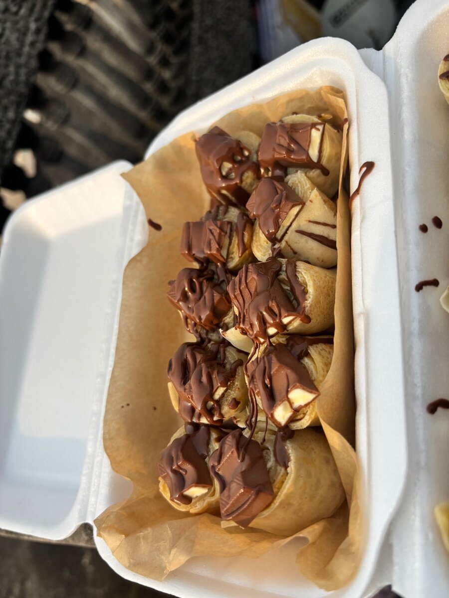 Sushi de crêpe au Kinder